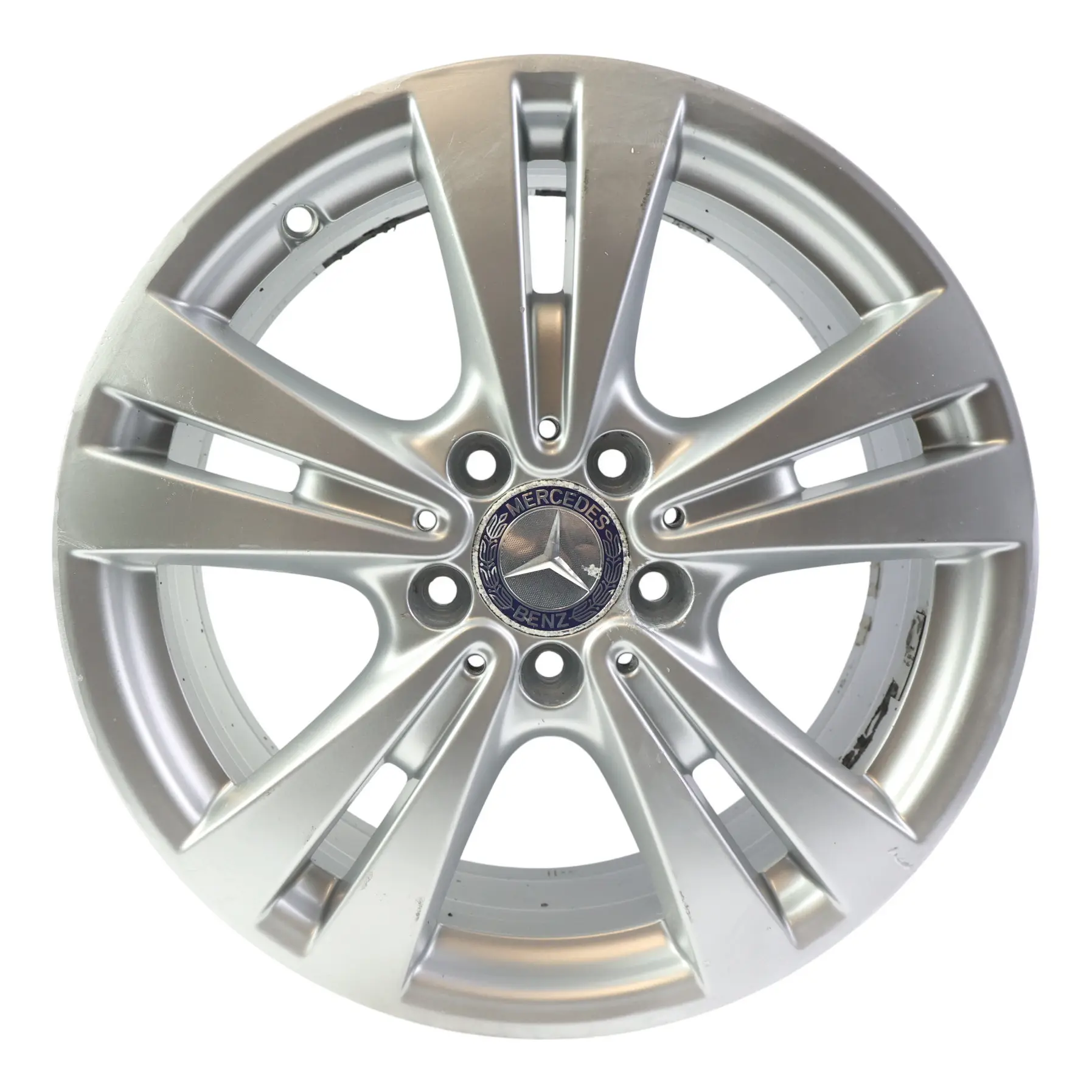 Mercedes B W176 W246 Llanta De aleacion plateada 17" ET:52,5 7,5J A2464011400