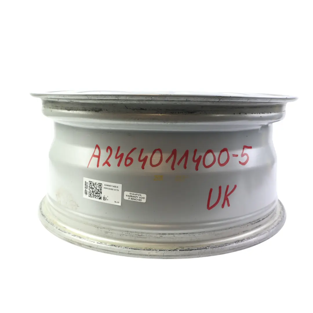 Cerchio in lega argento 17" 7,5J ET:52,5 per Mercedes W176 W246 con numero di parte A2464011400 Mercedes W176 W246 Cerchio in lega argento 17" 7,5J ET:52,5 - SKU A2464011400-5 - Numero di parte A2464011400
