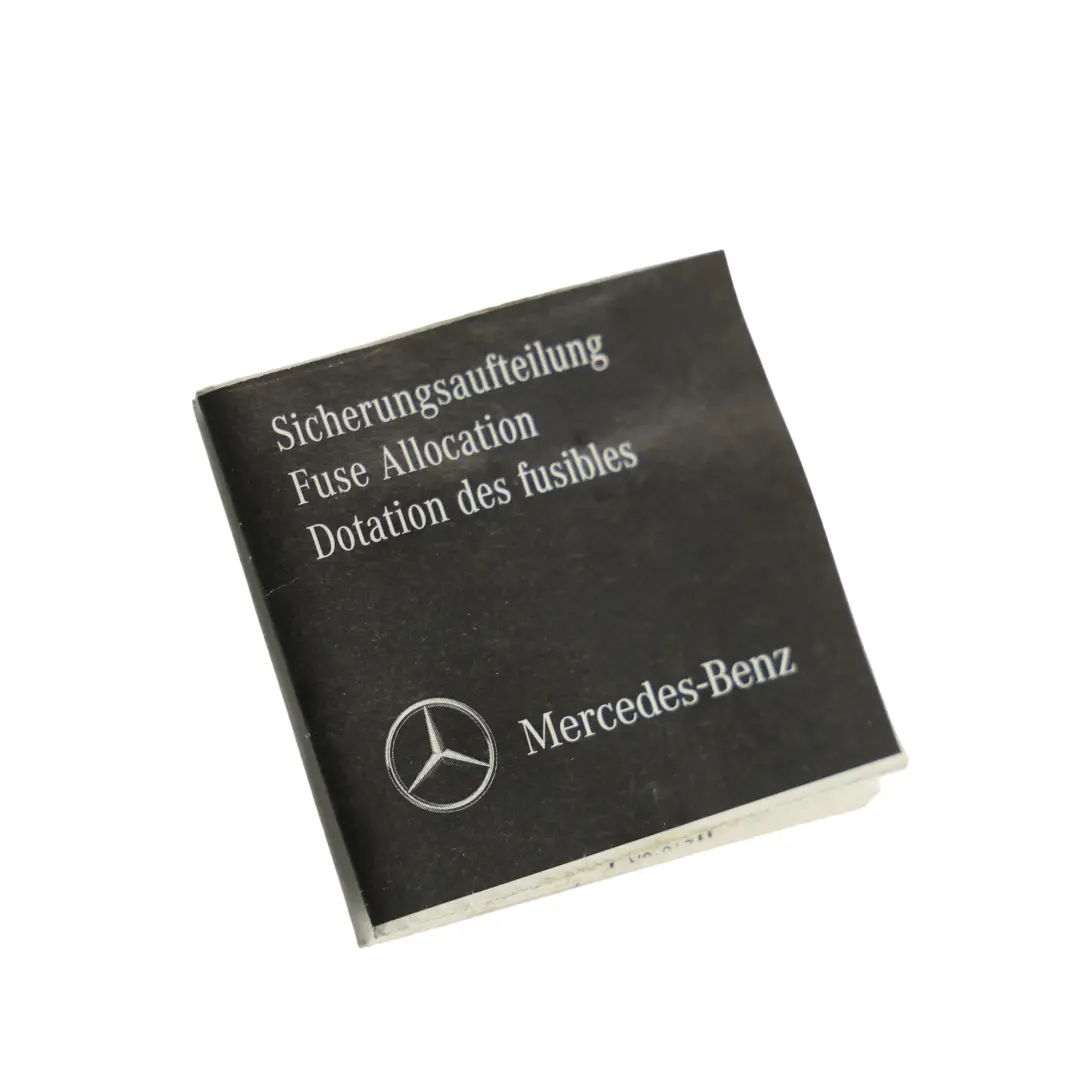 Mercedes W176 Fuse Box Allocation Fuse Placement Map Card Diagram - SKU A2465841600 - Part number A2465841600
