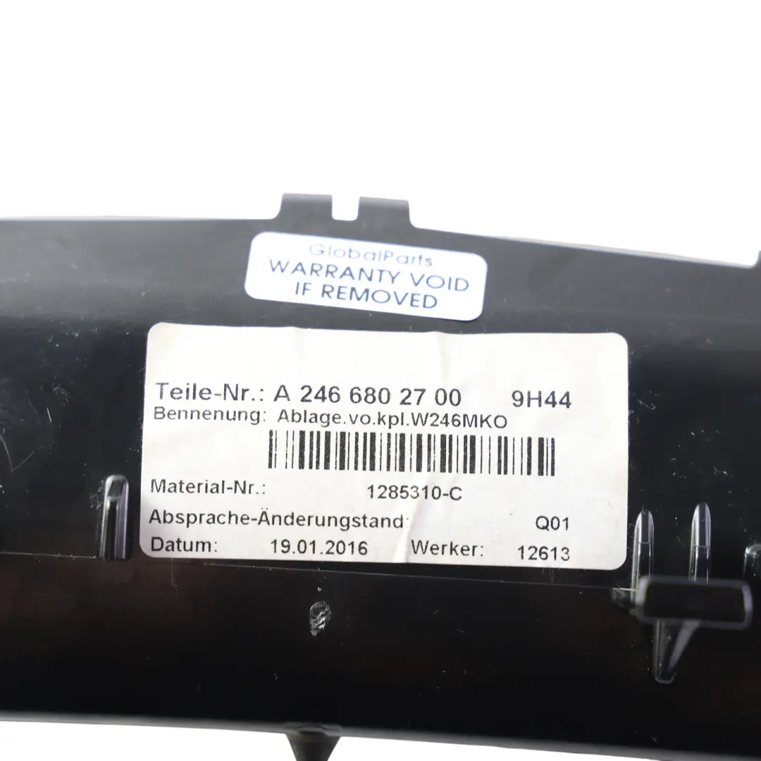 Mercedes W246 Consola Central Cenicero Toma 12V Compartimento - SKU A2466802700 - Número de pieza A2466802700