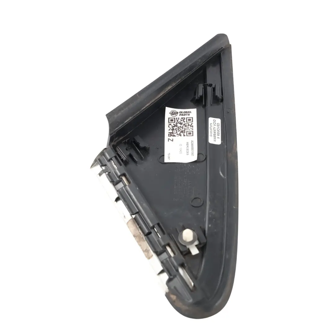 Triangle de recouvrement vitre extérieure avant gauche pour Mercedes W246 à propos du numéro de pièce A2466901787 Mercedes W246 Triangle de recouvrement vitre extérieure avant gauche - SKU A2466901787 - Numéro de pièce A2466901787