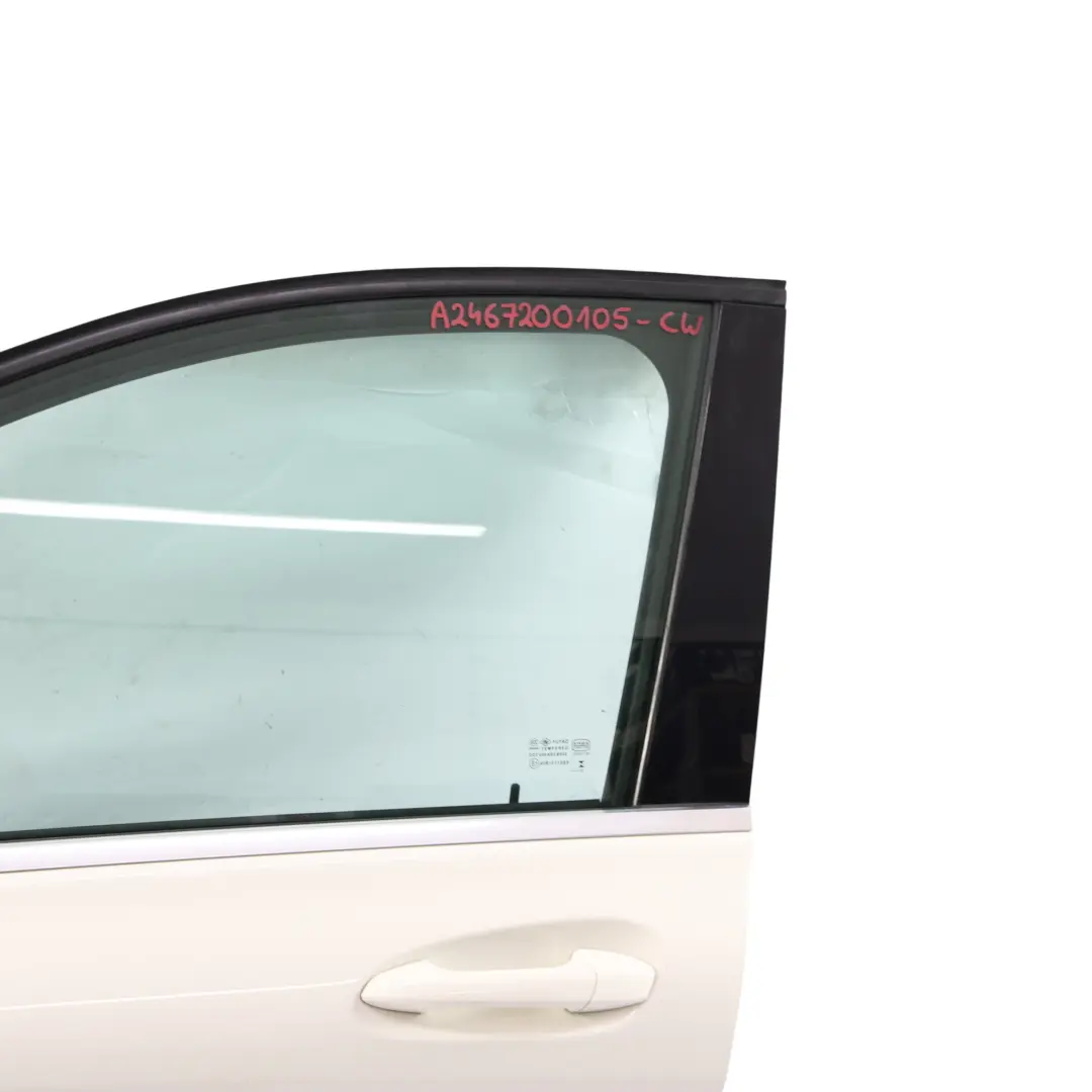 Mercedes W246 Porta anteriore sinistra Classe B Bianco Calcite - 650 - SKU A2467200105-CW - Numero di parte A2467200105