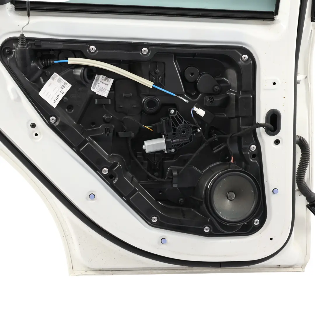 Mercedes W246 Porta posteriore sinistra Classe B Bianco Calcite - 650 - SKU A2467300105-CW - Numero di parte A2467300105