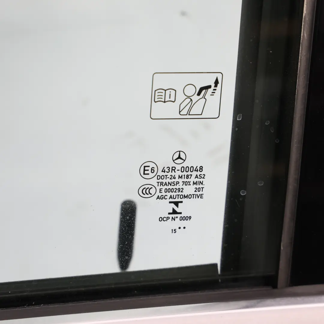 Mercedes W246 Door Rear Left N/S B-Class Calcite White - 650 - SKU A2467300105-CW - Part number A2467300105
