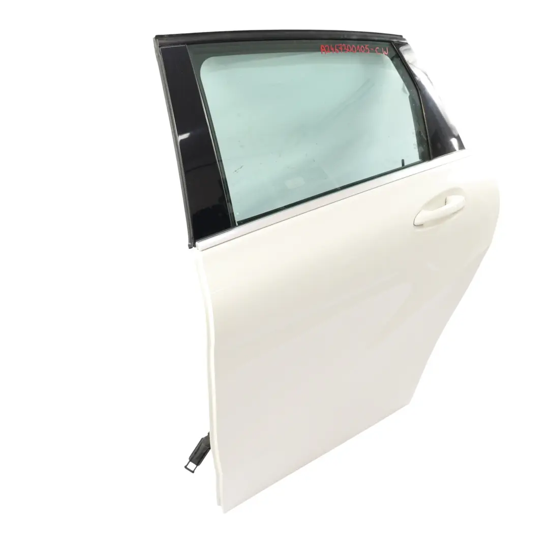 Mercedes W246 Porta posteriore sinistra Classe B Bianco Calcite - 650 - SKU A2467300105-CW - Numero di parte A2467300105