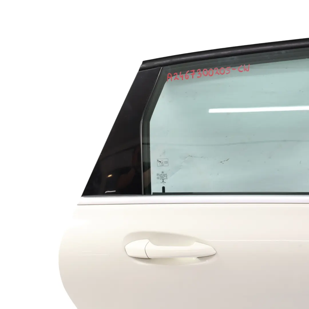 Arriere Droite Blanc Calcite - 650 pour Mercedes W246 Porte à propos du numéro de pièce A2467300205 Mercedes W246 Porte Arriere Droite Blanc Calcite - 650 - SKU A2467300205-CW - Numéro de pièce A2467300205