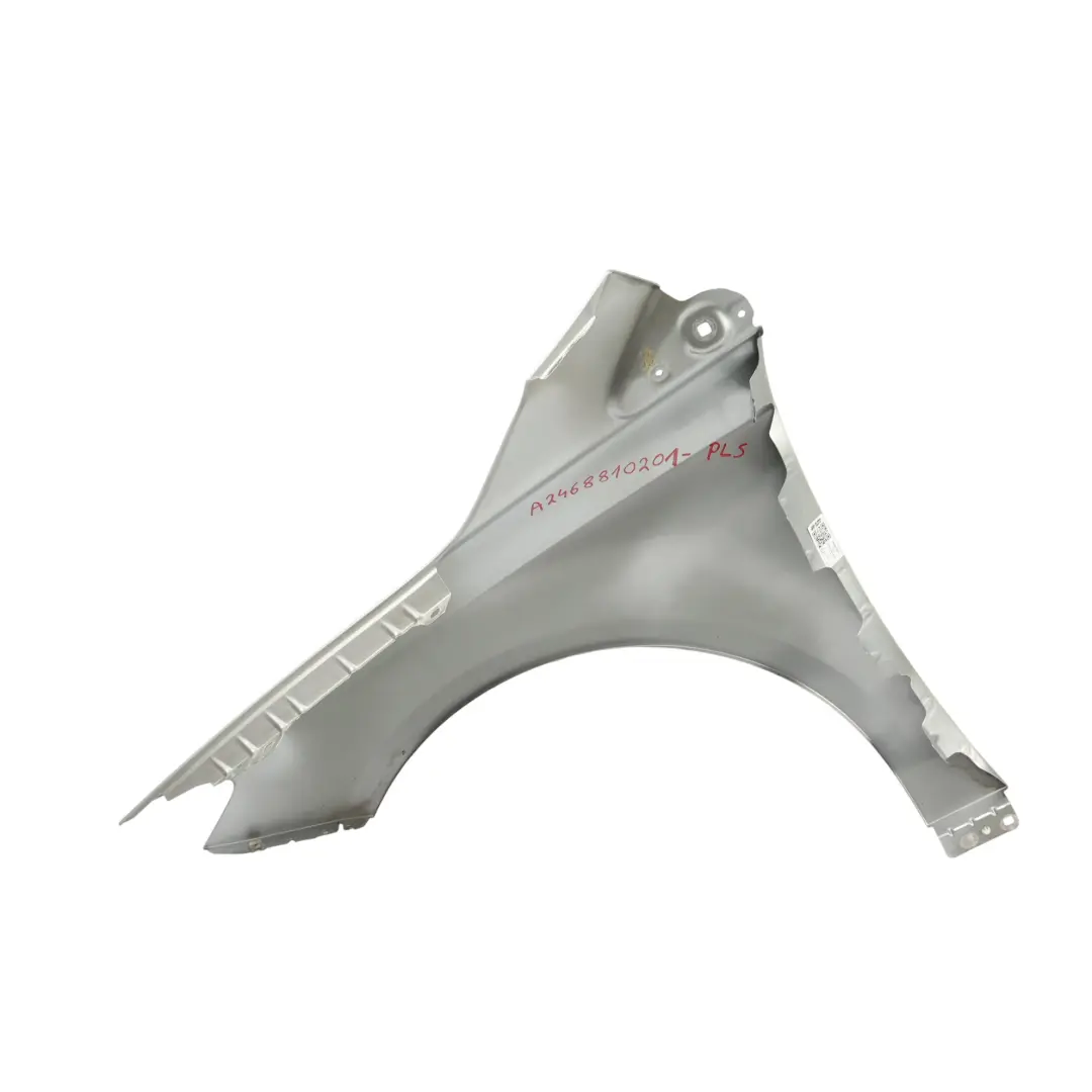 Mercedes W246 Wing Fender Panel Front Right O/S Side Trim Cover Polar Silver 761 - SKU A2468810201-PLS - Part number A2468810201