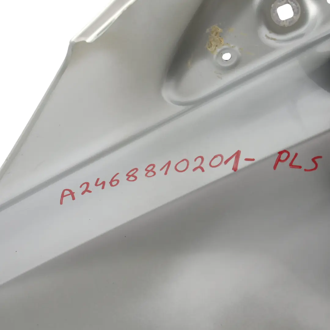 Mercedes W246 Wing Fender Panel Front Right O/S Side Trim Cover Polar Silver 761 - SKU A2468810201-PLS - Part number A2468810201