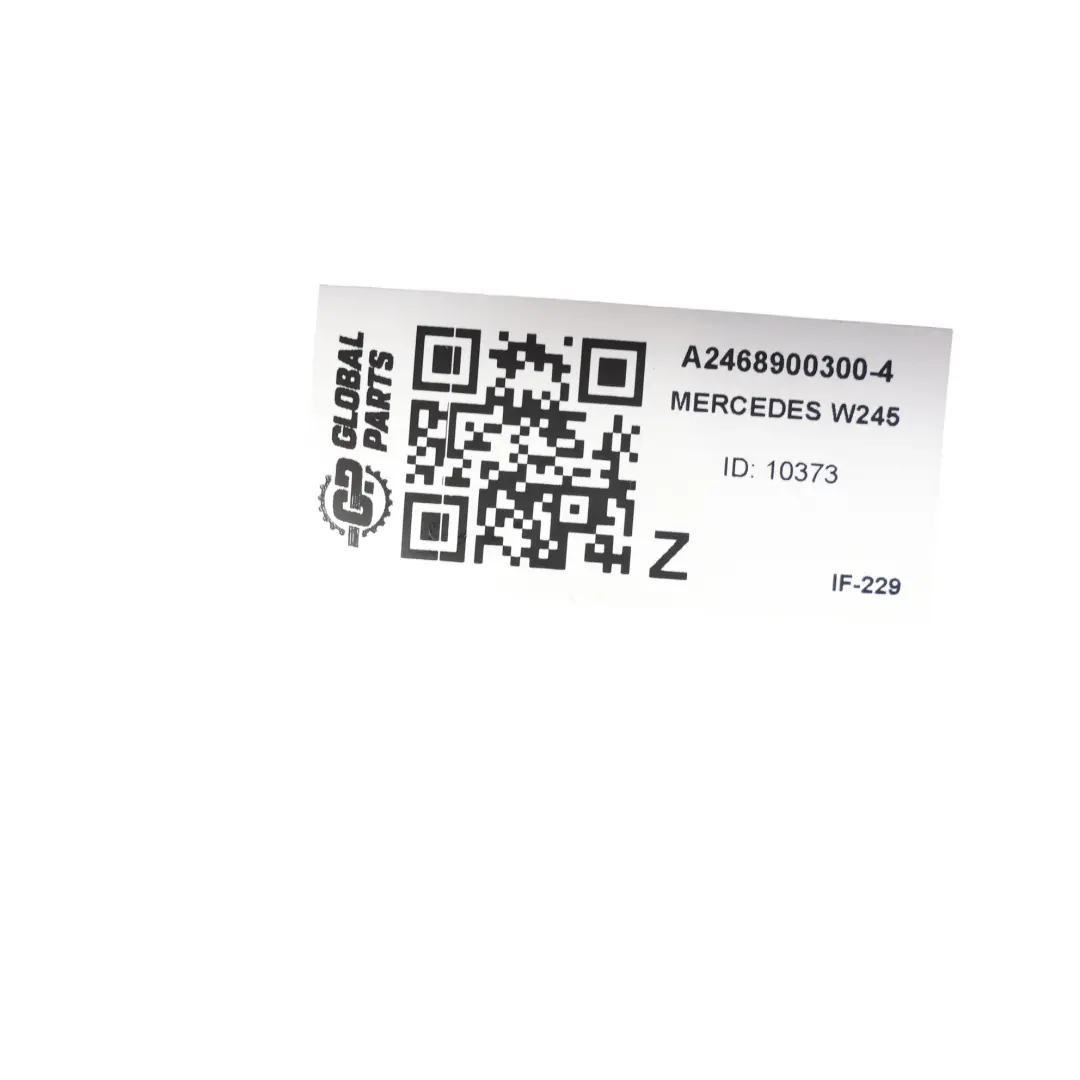 Mercedes W176 W245 Boîte Multifonctionnelle Coffre Kit Outils Compresseur - SKU A2468900300-4 - Numéro de pièce A2468900300