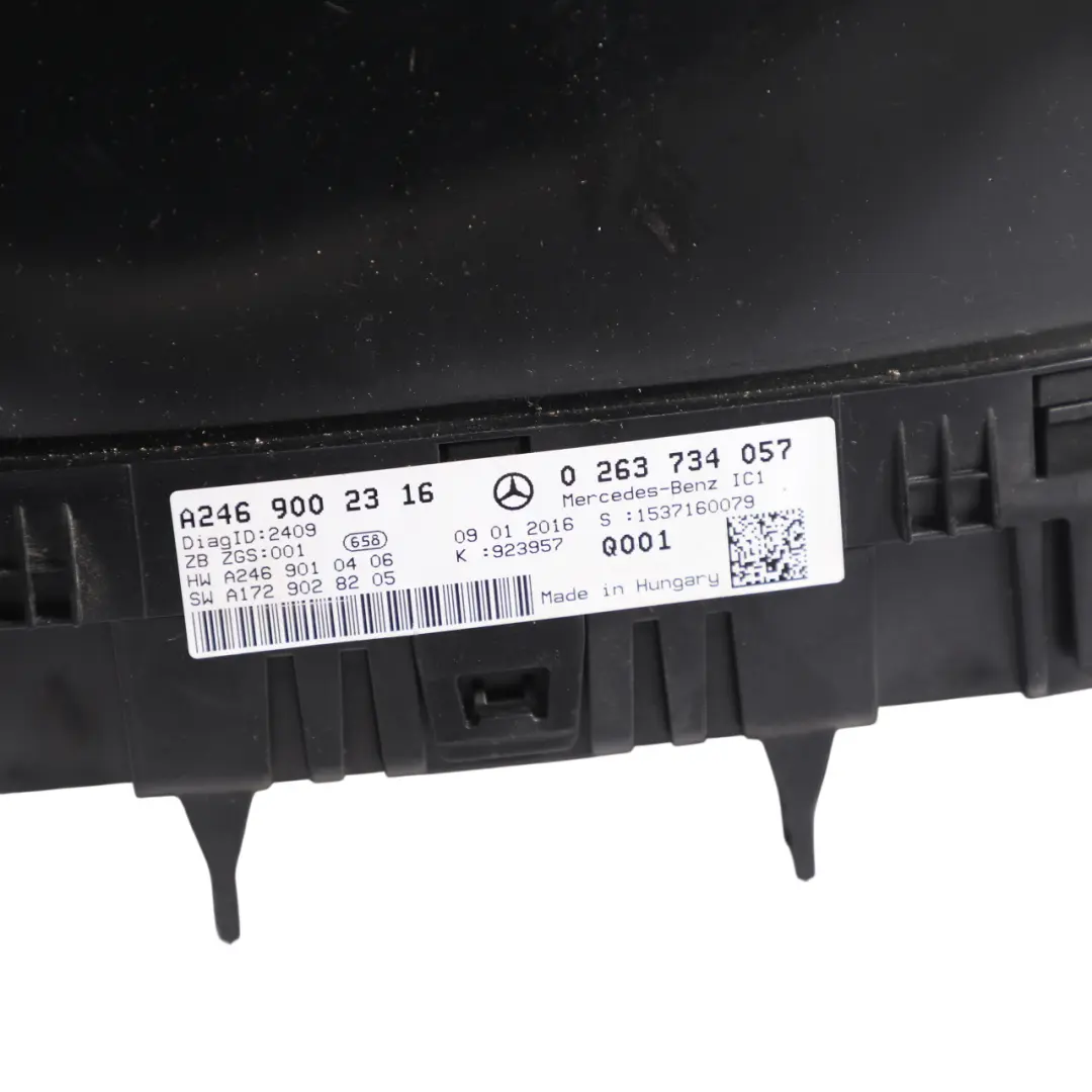 Mercedes W246 Instrument Cluster Speedometer Diesel Automatic - SKU RHD-A2469002316 - Part number A2469002316