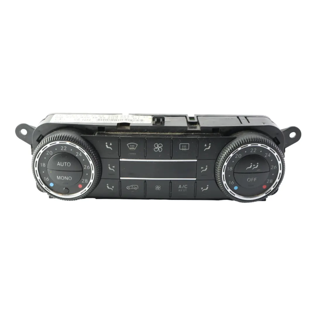 Heater Climate Control Unit A/C Switch Panel to Mercedes W251 with Part number A2518703089 Mercedes W251 Heater Climate Control Unit A/C Switch Panel - SKU A2518703089 - Part number A2518703089