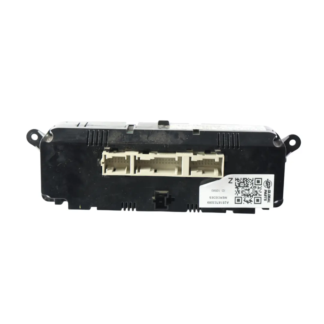 Heater Climate Control Unit A/C Switch Panel to Mercedes W251 with Part number A2518703089 Mercedes W251 Heater Climate Control Unit A/C Switch Panel - SKU A2518703089 - Part number A2518703089