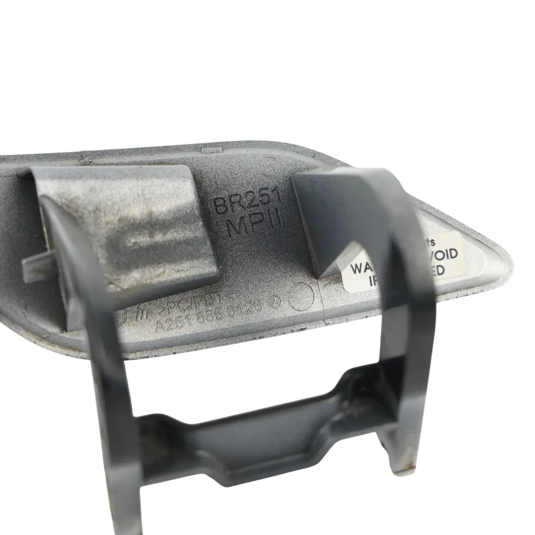 Scheinwerfer Waschanlage Abdeckung Links Iridiumsilber für Mercedes W251 mit Teilenummer A2518850126 Mercedes W251 Scheinwerfer Waschanlage Abdeckung Links Iridiumsilber - SKU A2518850126-IRS - Teilenummer A2518850126