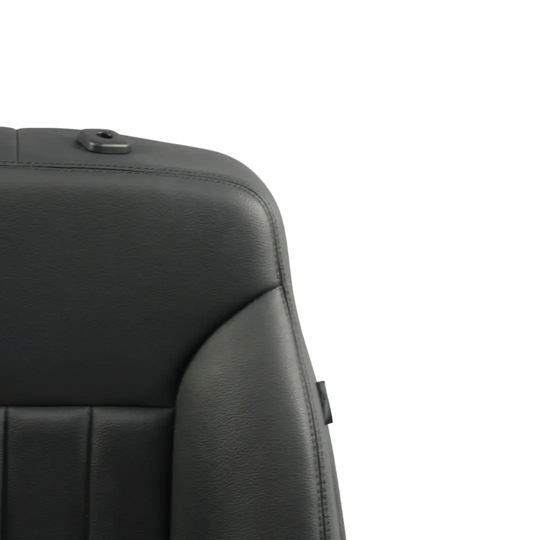 Backrest Front Left N/S Heated Artico Leather Black to Mercedes ML W164 Seat with Part number A2519100593 Mercedes ML W164 Seat Backrest Front Left N/S Heated Artico Leather Black - SKU A2519100593 - Part number A2519100593