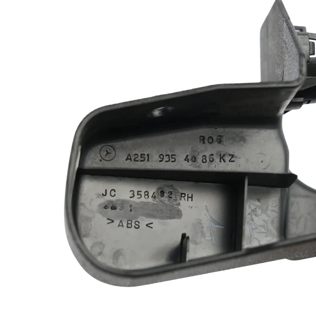 Mercedes V251 3rd Seat Row Rear Right O/S Left Side Cover Trim - SKU A2519354086 - Part number A2519354086