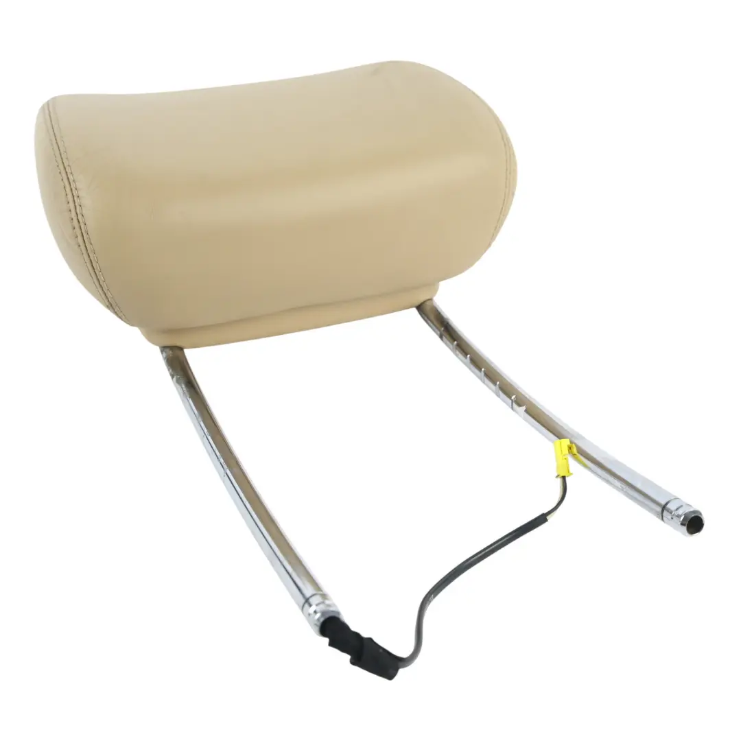 Mercedes GL X164 Head Restraint Designo Alcantara Leather Beige Left Right N/O/S - SKU A2519703750 - Part number A2519703750