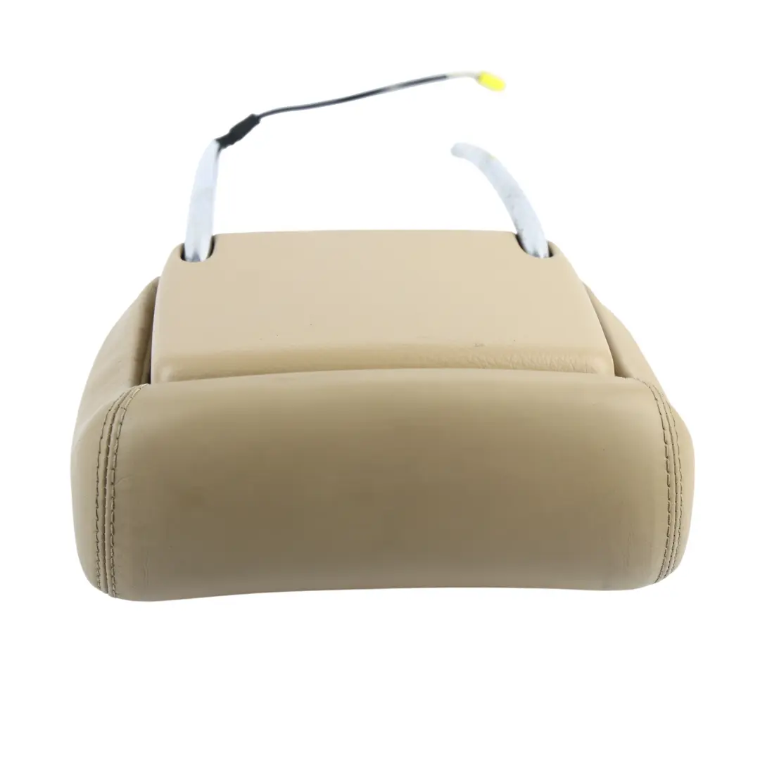 Mercedes GL X164 Head Restraint Designo Alcantara Leather Beige Left Right N/O/S - SKU A2519703750 - Part number A2519703750