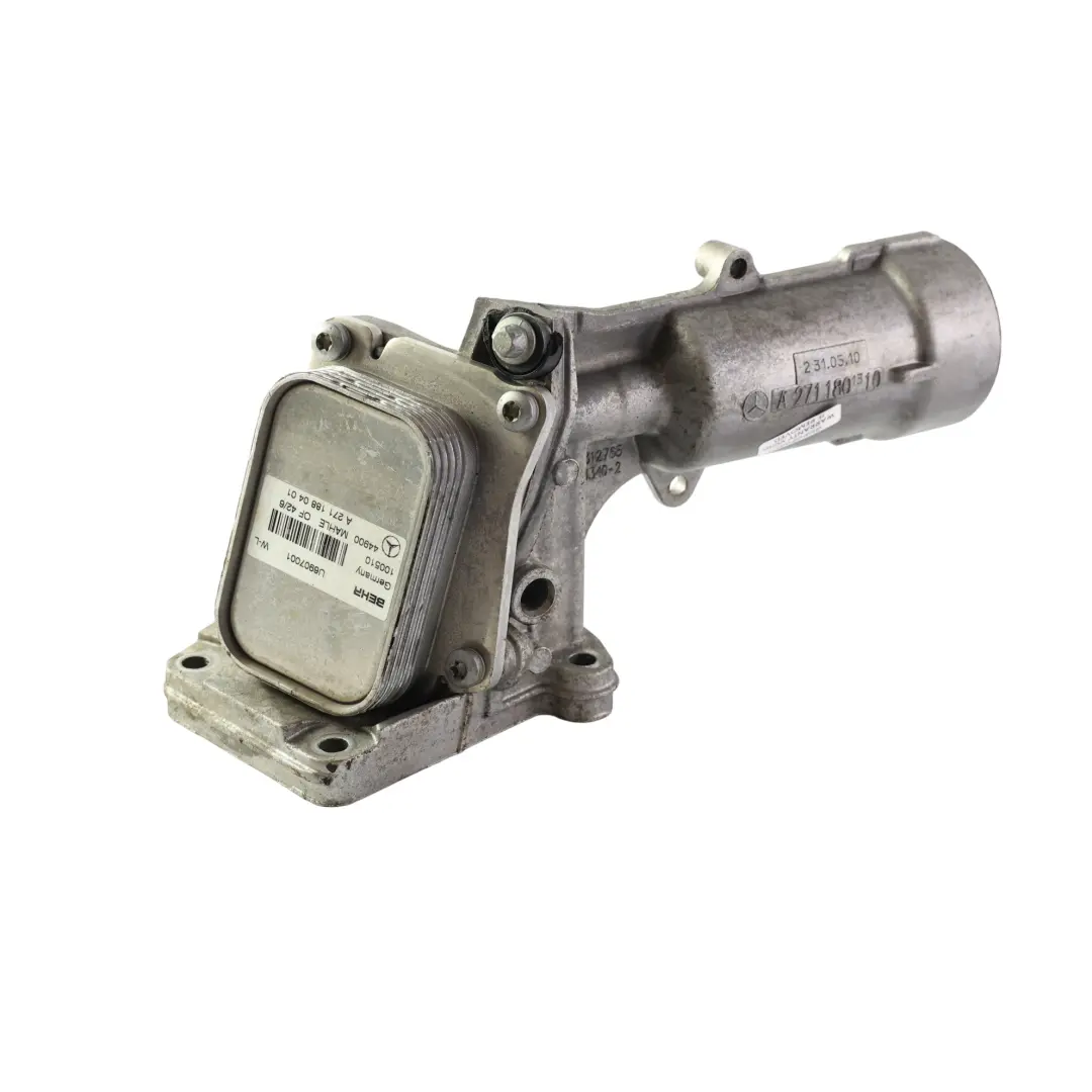 Mercedes W203 M271 Petrol Engine Oil Filter Housing Cooler - SKU A2711801310-1 - Part number A2711801310