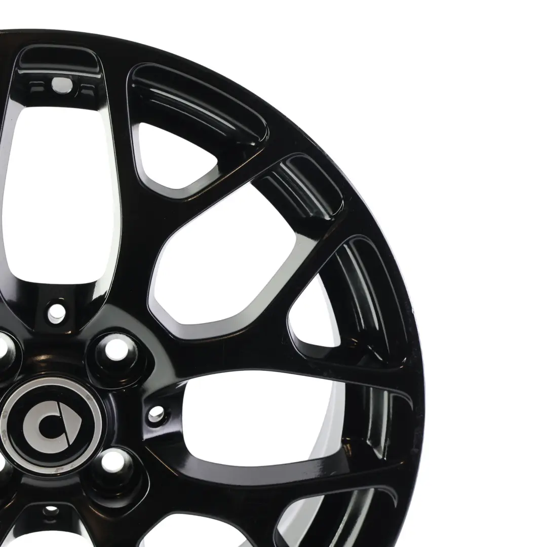 A453 Cerchio Lega Anteriore Nero 16" ET:44 6J 4x100 per Smart Fortwo con numero di parte A4534010400 Smart Fortwo A453 Cerchio Lega Anteriore Nero 16" ET:44 6J 4x100 - SKU A4534010400-1 - Numero di parte A4534010400