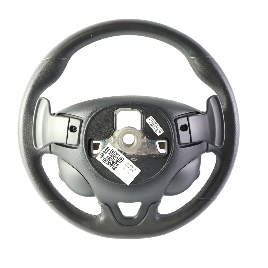 Smart A453 Steering Wheel Black Leather Multifunction - SKU A4534603700 - Part number A4534603700