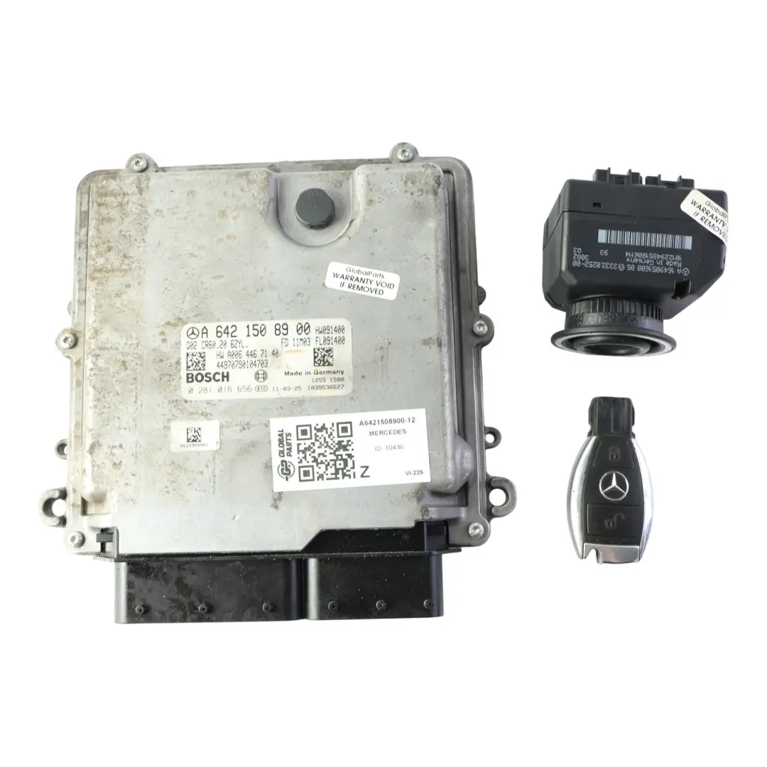 Mercedes V251 Engine Control ECU 3.0 CDI 265HP R350 KIT Automatic - SKU A6421508900-12 - Part number A6421508900