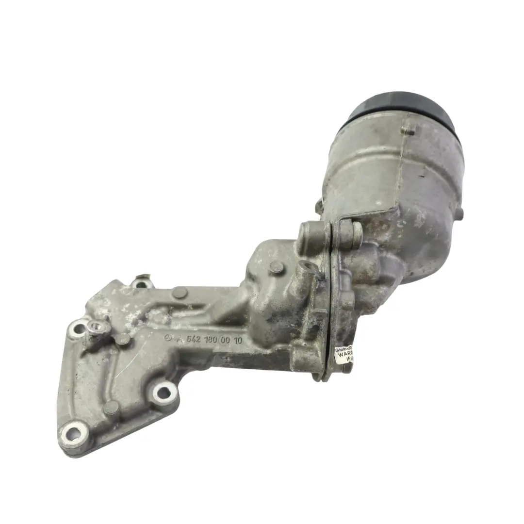 Mercedes W164 W212 Oil Filter Housing Diesel OM642 - SKU A6421800010 - Part number A6421800010