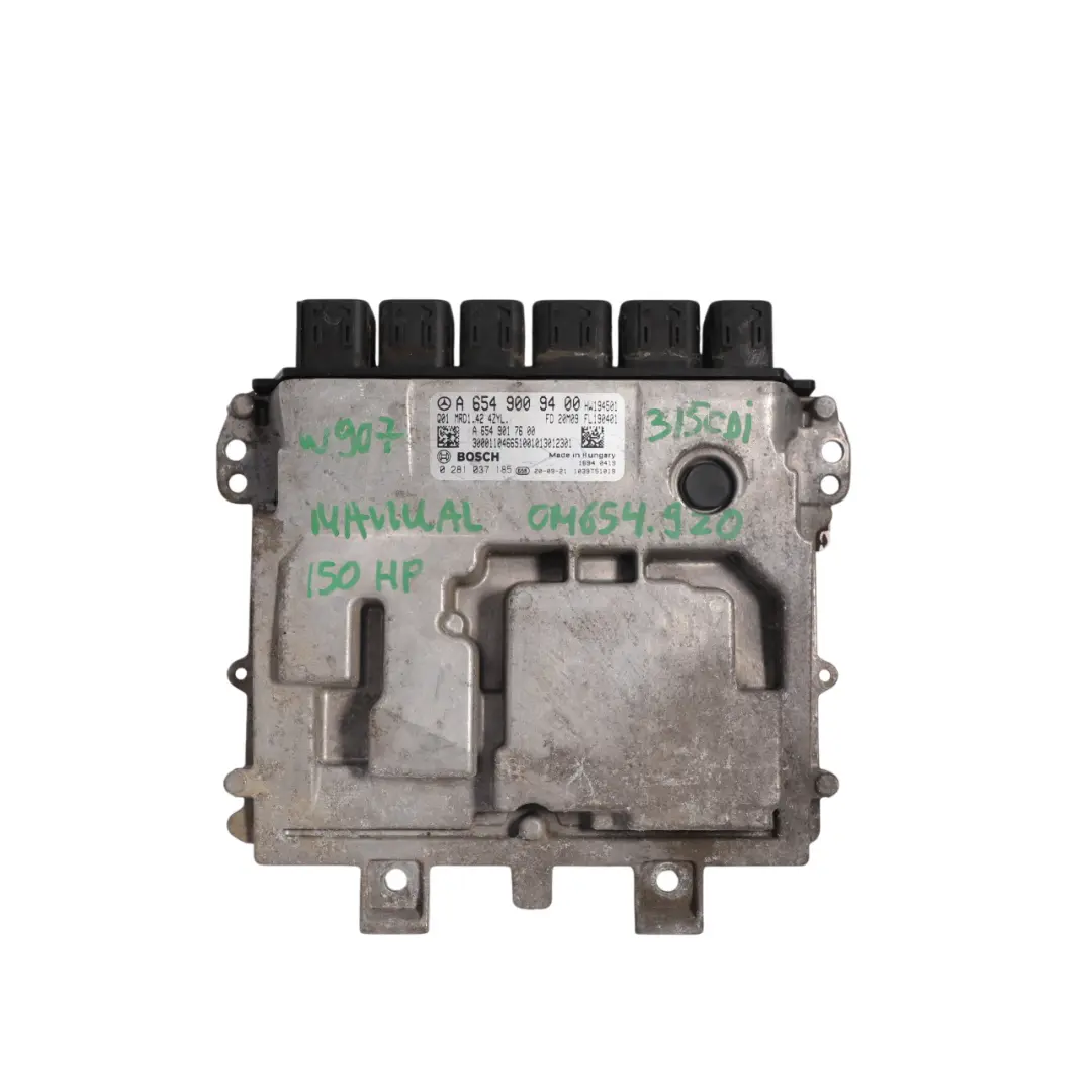 Mercedes Sprinter W907 315 CDI 150HP Engine ECU Kit Key Lock Set - SKU A6549009400-6 - Part number A6549009400