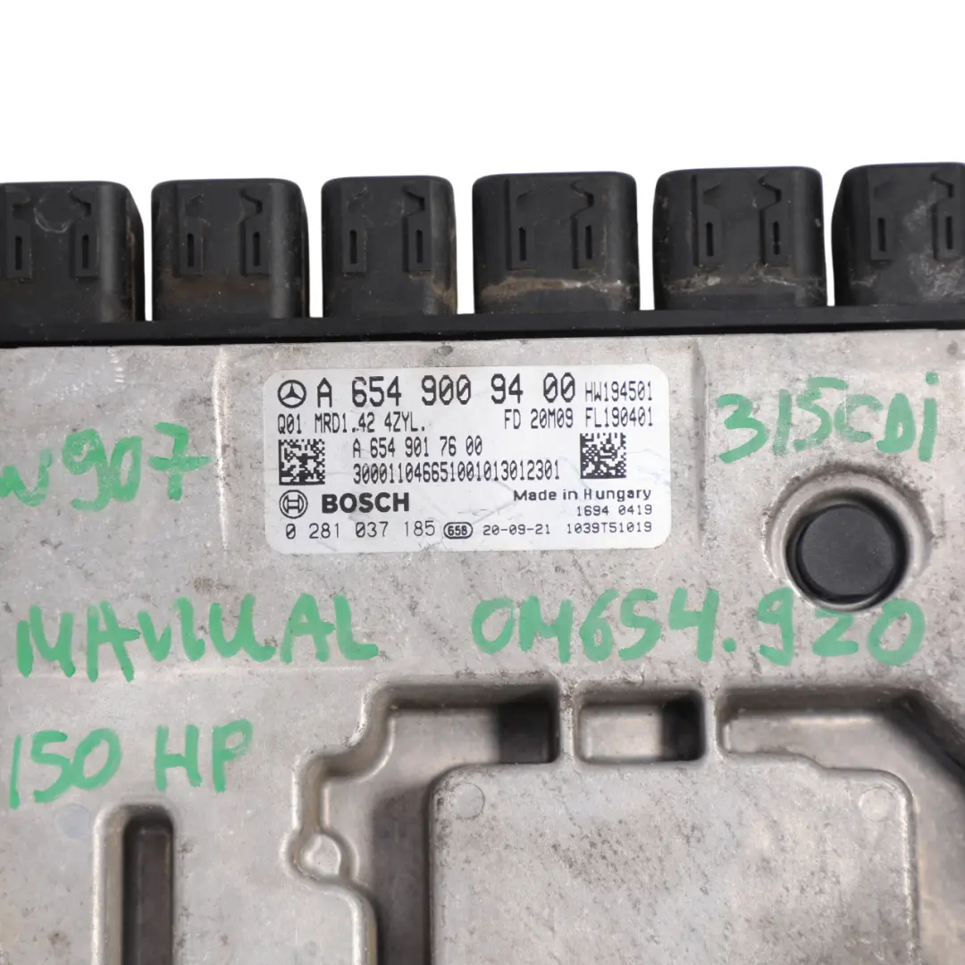 W907 315 CDI 150HP Engine ECU Kit Key Lock Set to Mercedes Sprinter with Part number A6549009400 Mercedes Sprinter W907 315 CDI 150HP Engine ECU Kit Key Lock Set - SKU A6549009400-6 - Part number A6549009400