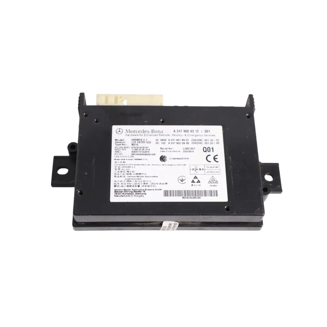 Mercedes Sprinter W907 315 CDI 150HP Engine ECU Kit Key Lock Set - SKU A6549009400-6 - Part number A6549009400