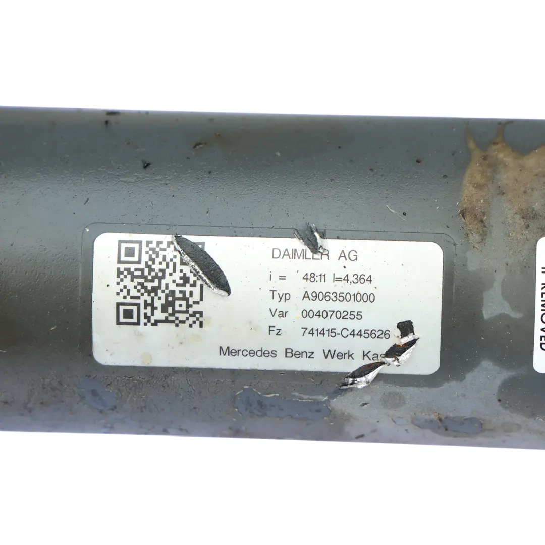 Mercedes Sprinter W906 Rear Differential Diff I=48:11 WARRANTY - SKU A9063501000-1 - Part number A9063501000