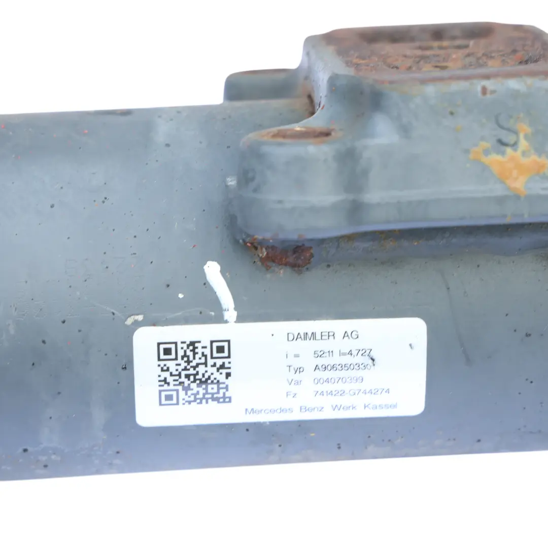 906 Rear Axle Differential Diff I=4,727 WARRANTY to Mercedes Sprinter with Part number A9063503301 Mercedes Sprinter 906 Rear Axle Differential Diff I=4,727 WARRANTY - SKU A9063503301 - Part number A9063503301
