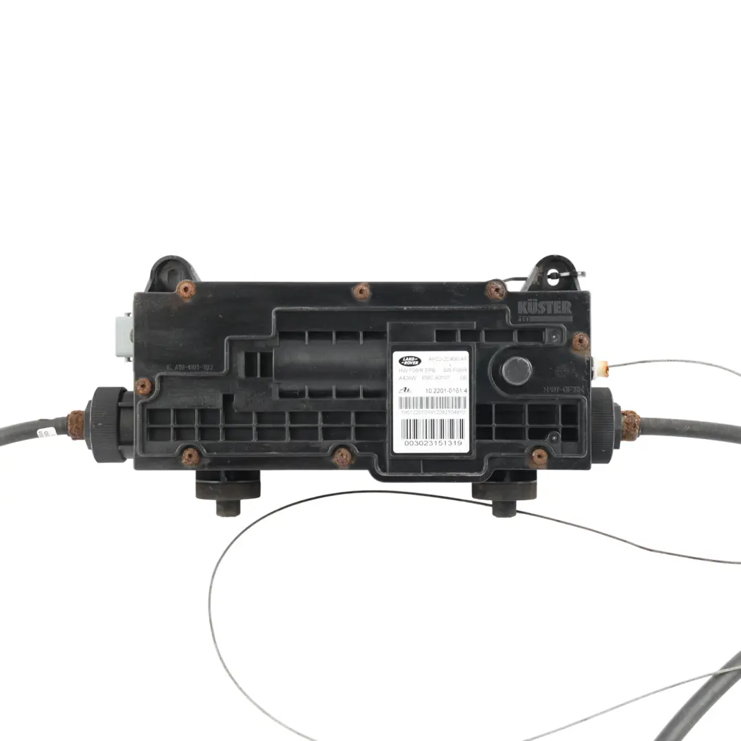 Parking Brake Actuator to Land Rover Discovery L319 Range Rover L322 with Part number AH22-2C496-AF Land Rover Discovery L319 Range Rover L322 Parking Brake Actuator - SKU AH22-2C496-AF-1 - Part number AH22-2C496-AF