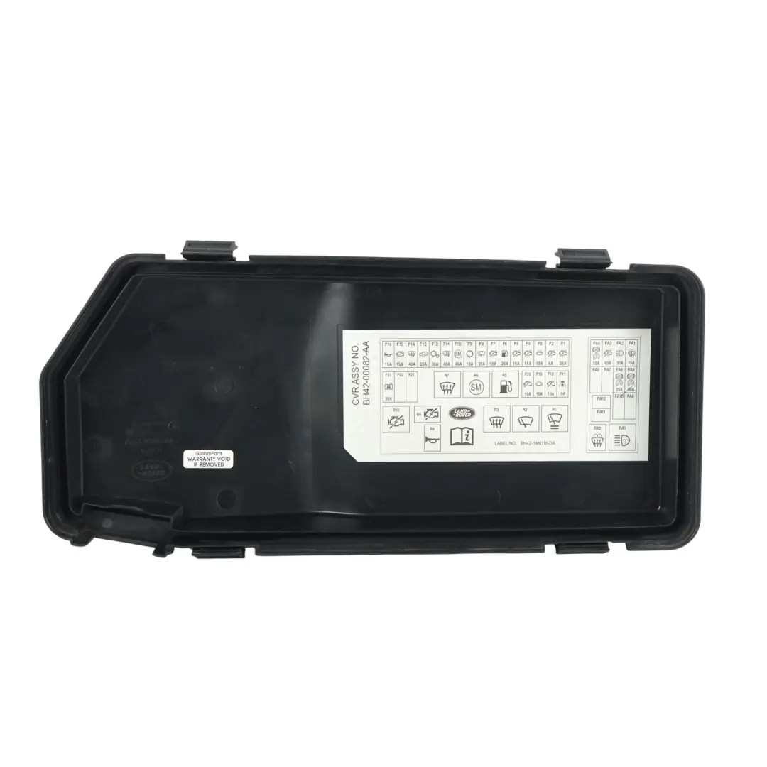 Land Rover Range Rover L322 Engine Compartment Fuse Box Cover - SKU AH42-00082-BA - Part number AH42-00082-BA