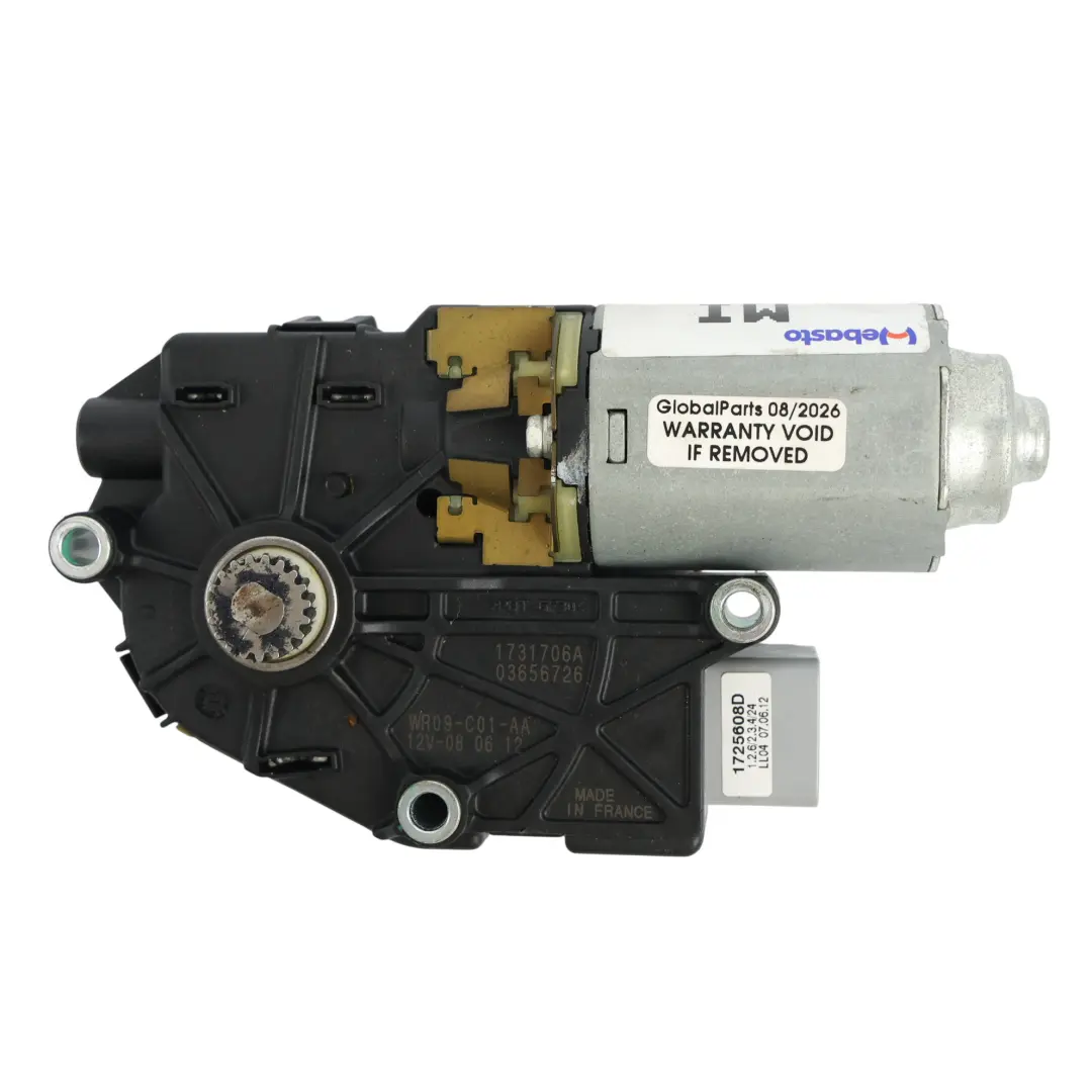Range Rover L322 Front Sliding Sunroof Motor Actuator Unit - SKU AH42-15B689-AC - Part number AH42-15B689-AC