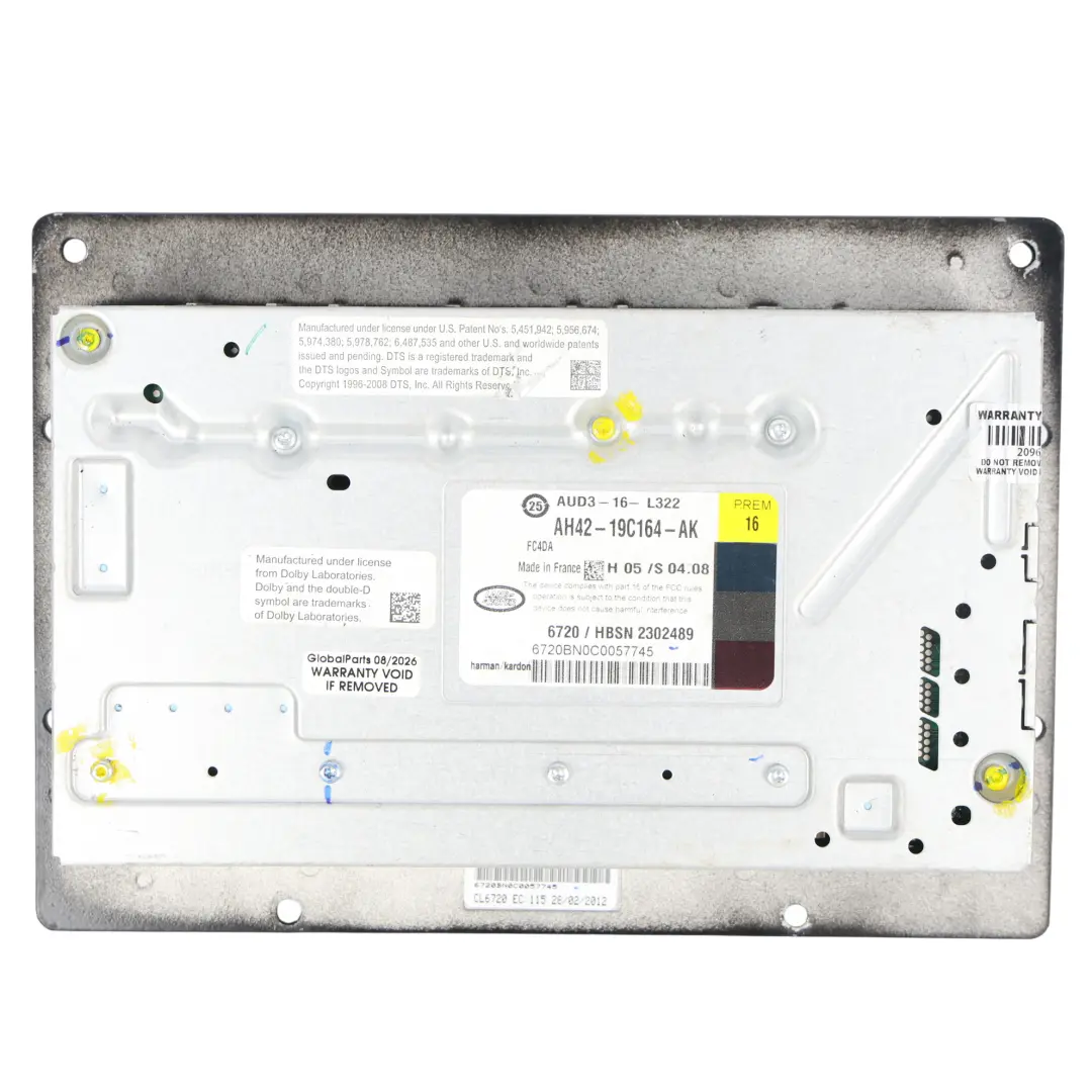 Stereo Audio Verstärker Steuergerät Modul für Range Rover L322 mit Teilenummer AH42-19C164-AK Range Rover L322 Stereo Audio Verstärker Steuergerät Modul - SKU AH42-19C164-AK - Teilenummer AH42-19C164-AK