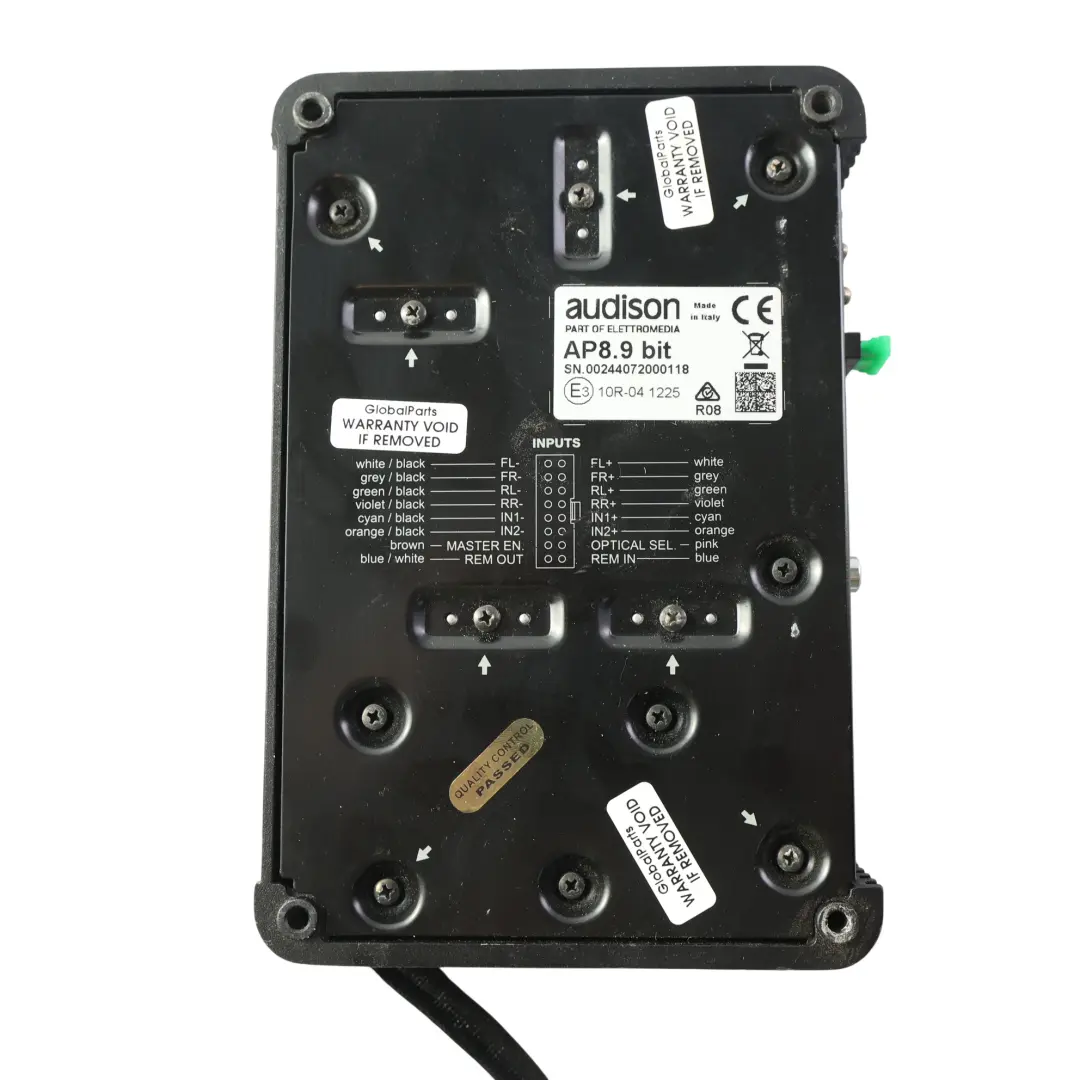 Inny Audison Prima AP 8.9 Bit Verstärker 8 Kanal Full DA Bit Drive Amp für mit Teilenummer AP89BIT Inny Audison Prima AP 8.9 Bit Verstärker 8 Kanal Full DA Bit Drive Amp - SKU AP89BIT - Teilenummer AP89BIT