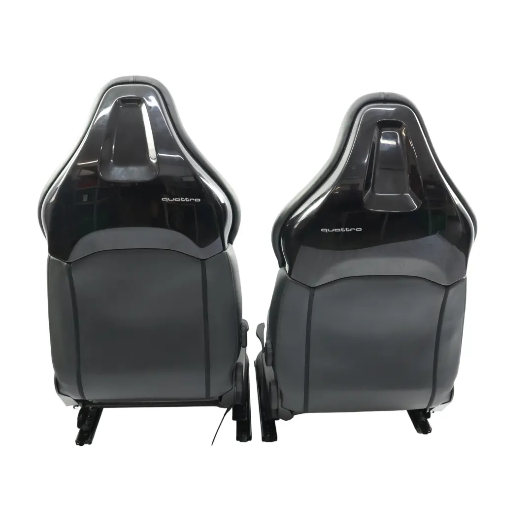 Front Rear Seats Bench Sofa Leather Soul Black Silver SET to Audi S1 8X Quattro with Part number AUDI-S1-8X-QUATTRO-SEATS-LEATHER-SET Audi S1 8X Quattro Front Rear Seats Bench Sofa Leather Soul Black Silver SET - SKU AUDI-S1-8X-QUATTRO-SEATS-LEATHER-SET - Part number AUDI-S1-8X-QUATTRO-SEATS-LEATHER-SET