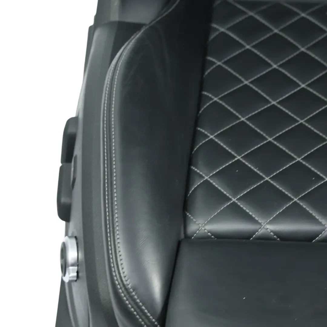 Audi S5 F5 Front Rear Seats Bench Sofa Electric Heated Leather Black Set - SKU AUDI-S5-COUPE-QUATTRO-SEATS-SET-LEATHER - Part number AUDI-S5-COUPE-QUATTRO-SEATS-SET-LEATHER