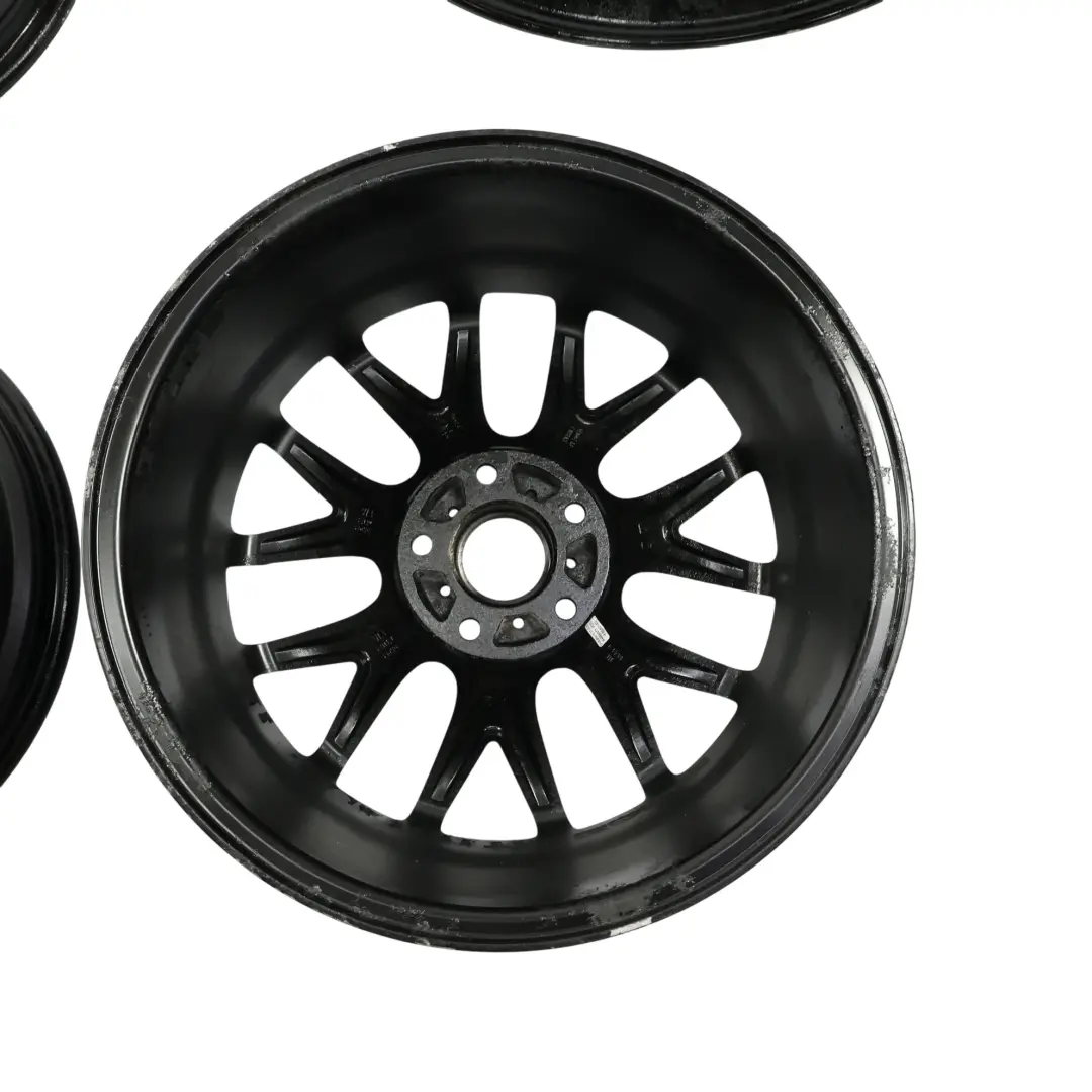 Alloy Wheel Rim VIA 18" 8J SET x4 to Audi Black with Part number AUDI-VIA-18-SET2 Audi Black Alloy Wheel Rim VIA 18" 8J SET x4 - SKU AUDI-VIA-18-SET2 - Part number AUDI-VIA-18-SET2