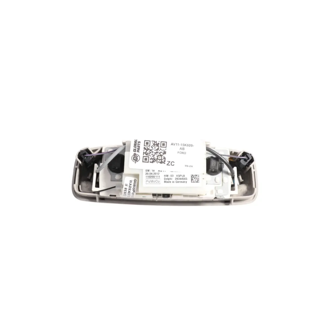 Ford B-Max Interior Roof Reading Light Lamp Panel - SKU AV11-15K609-AB - Part number AV11-15K609-AB