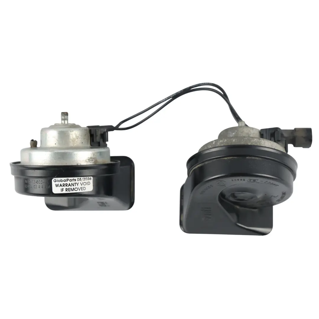Horn Assembly Low & High Tone Signal to Ford Fiesta Mk7 Twin with Part number AV1T-13A803-AC Ford Fiesta Mk7 Twin Horn Assembly Low & High Tone Signal - SKU AV1T-13A803-AC-1 - Part number AV1T-13A803-AC