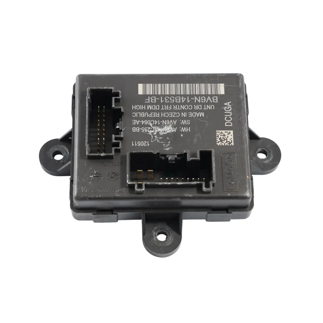 Mk3 Door Control Module ECU Front Right O/S to Ford Focus with Part number BV6N-14B531-BF Ford Focus Mk3 Door Control Module ECU Front Right O/S - SKU RHD-BV6N-14B531-BF - Part number BV6N-14B531-BF