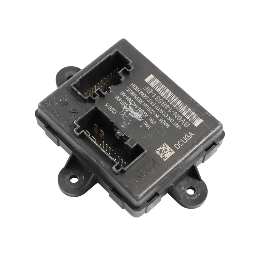Ford Focus Mk3 Door Control Module ECU Front Right O/S - SKU RHD-BV6N-14B531-BF - Part number BV6N-14B531-BF