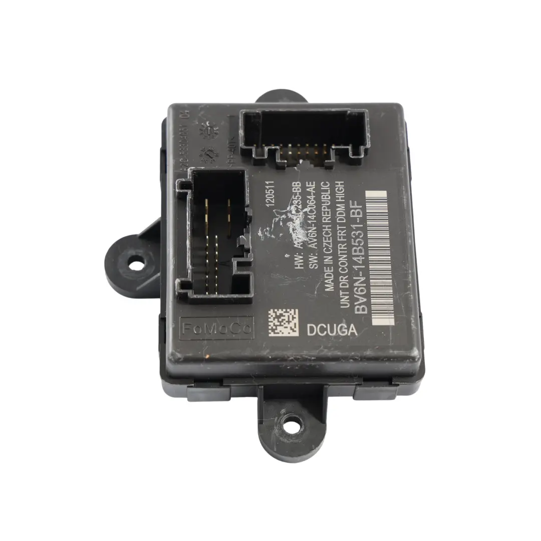 Ford Focus Mk3 Door Control Module ECU Front Right O/S - SKU RHD-BV6N-14B531-BF - Part number BV6N-14B531-BF