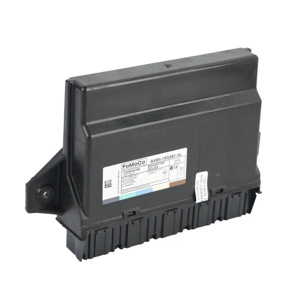 Ford Focus Mk3 Keyless Entry Body Control Module ECU - SKU AV6N-19G481-AL - Part number AV6N-19G481-AL