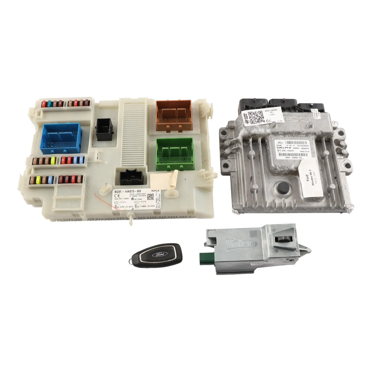 Ford Mondeo Mk3 2.0 TDCi TXBA Engine ECU Kit Module Set BG91-12A650-RJ Manual