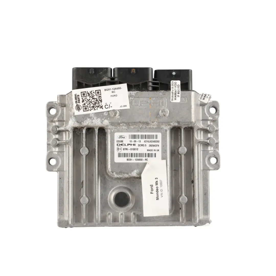 Mk3 2.0 TDCi TXBA Engine ECU Kit Module Set BG91-12A650-RJ Manual to Ford Mondeo with Part number BG91-12A650-RC Ford Mondeo Mk3 2.0 TDCi TXBA Engine ECU Kit Module Set BG91-12A650-RJ Manual - SKU BG91-12A650-RC - Part number BG91-12A650-RC