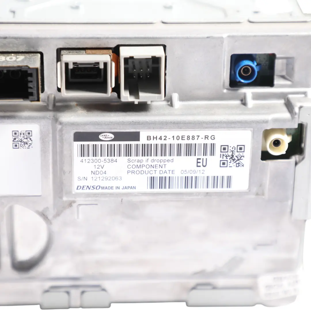 Range Rover L322 Sat Nav Radio Display Screen Head Unit Panel - SKU BH42-10E887-RG - Part number BH42-10E887-RG