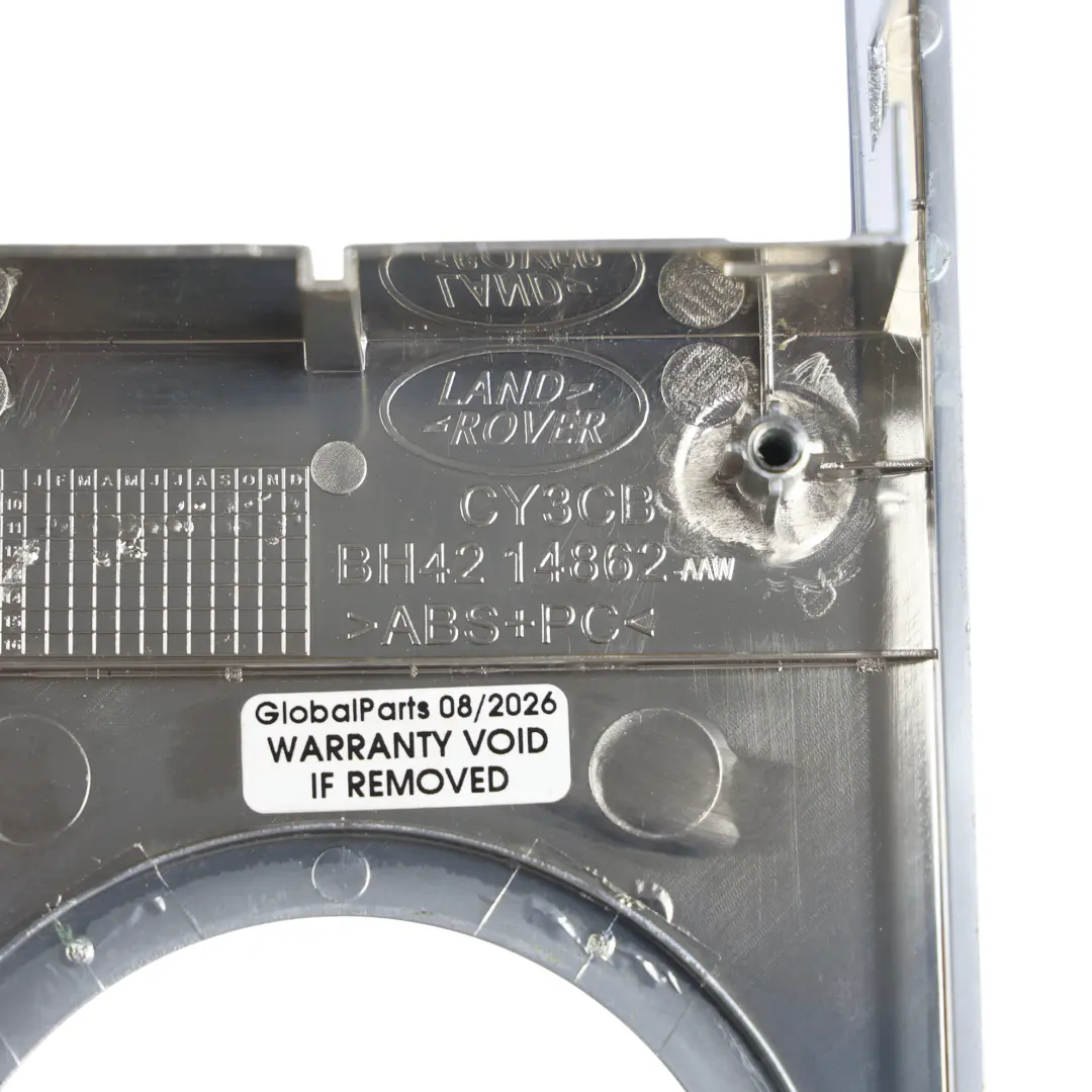 Range Rover L322 Garniture Console Centrale Panneau Argent - SKU BH42-14862-AAW - Numéro de pièce BH42-14862-AAW
