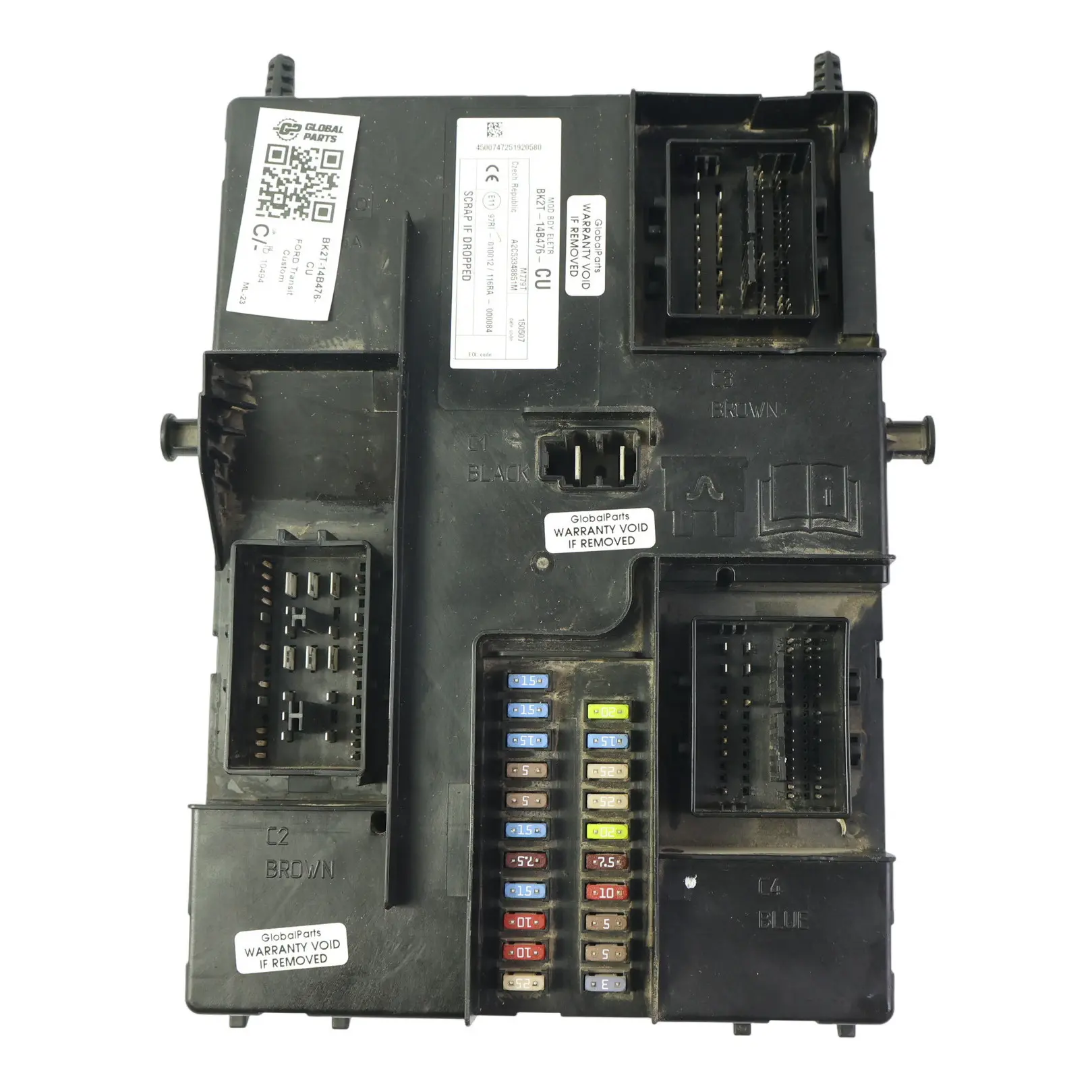 Ford Transit Mk8 Moduł BCM Skrzynka Bezpieczników Przekaźnik BK2T-14B476-CU
